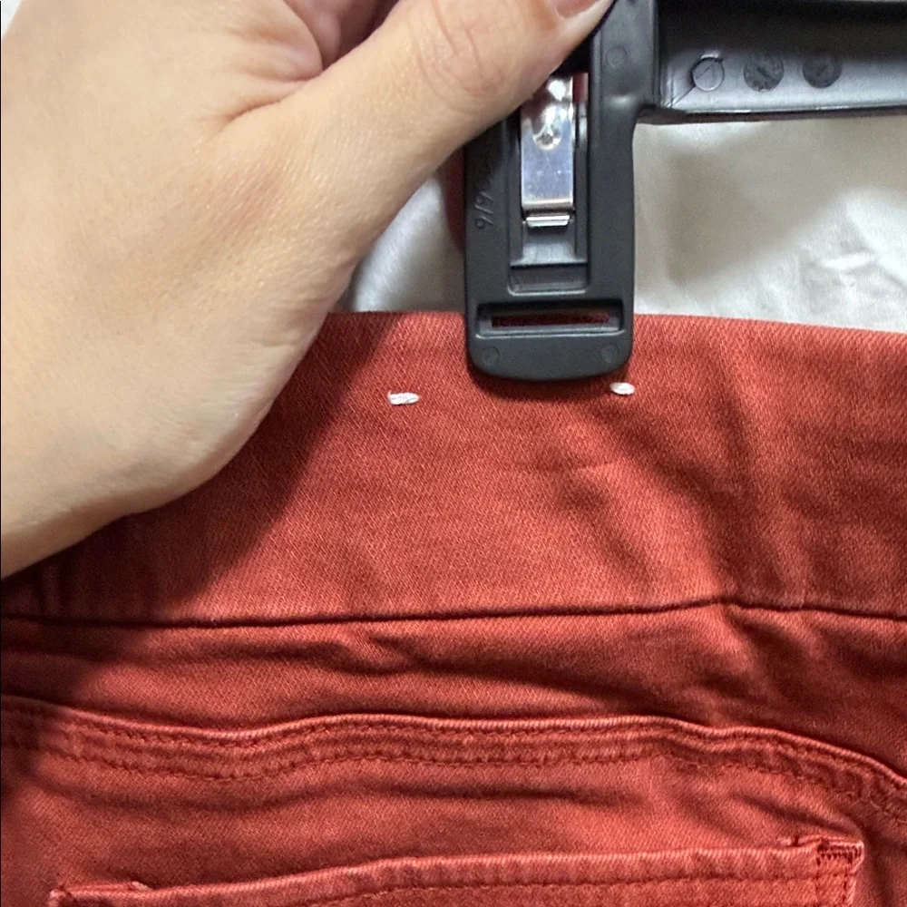 NWOT Chico's Glittery Red Cropped Jeans - Picture 6 of 11